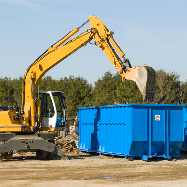 what are the rental fees for a residential dumpster in Matheny California